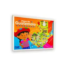 MAPA DE GUATEMALA ENMARCADO