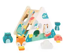 CAJA CON FIGURAS TRIANGULAR